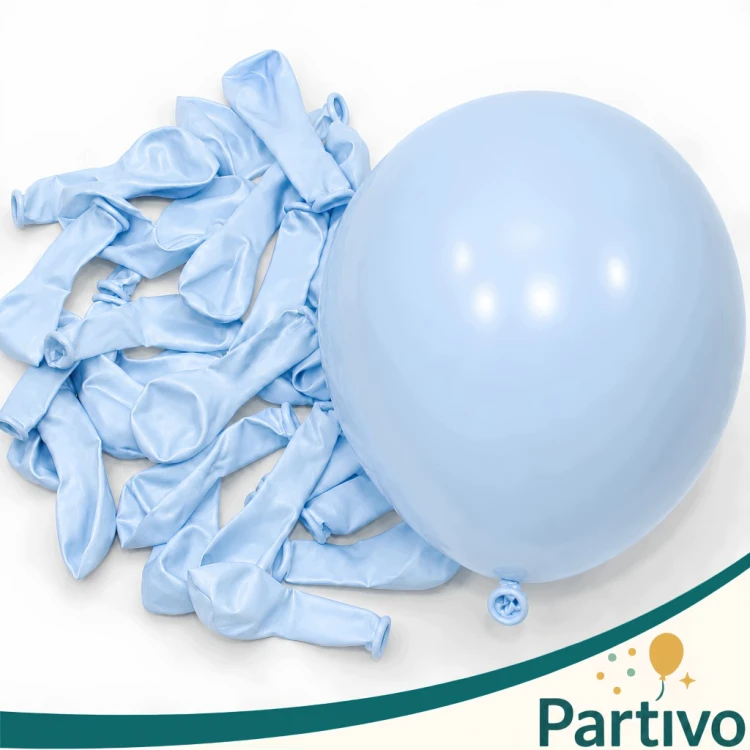 Balony NIEBIESKIE Matowe MINI MAŁE 13cm 50szt Urodziny ZESTAW DO GIRLANDY
